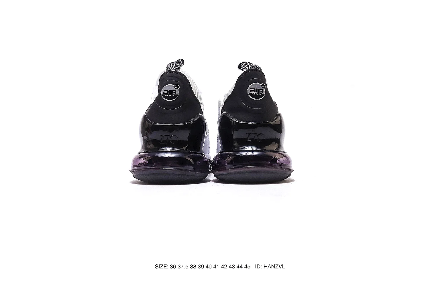 Nike Air Max runner White Black 7639 budget find six-photo gallery thumbnail 5