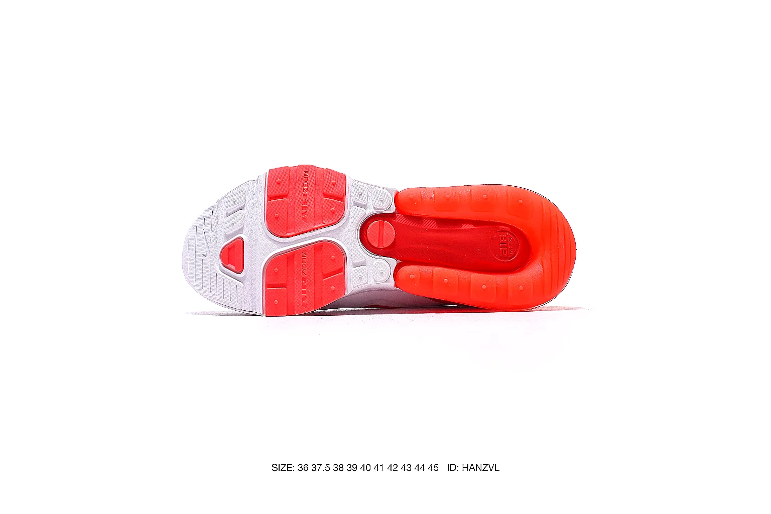 Nike Air Max style runner White Red 7616 budget find six-photo gallery thumbnail 6