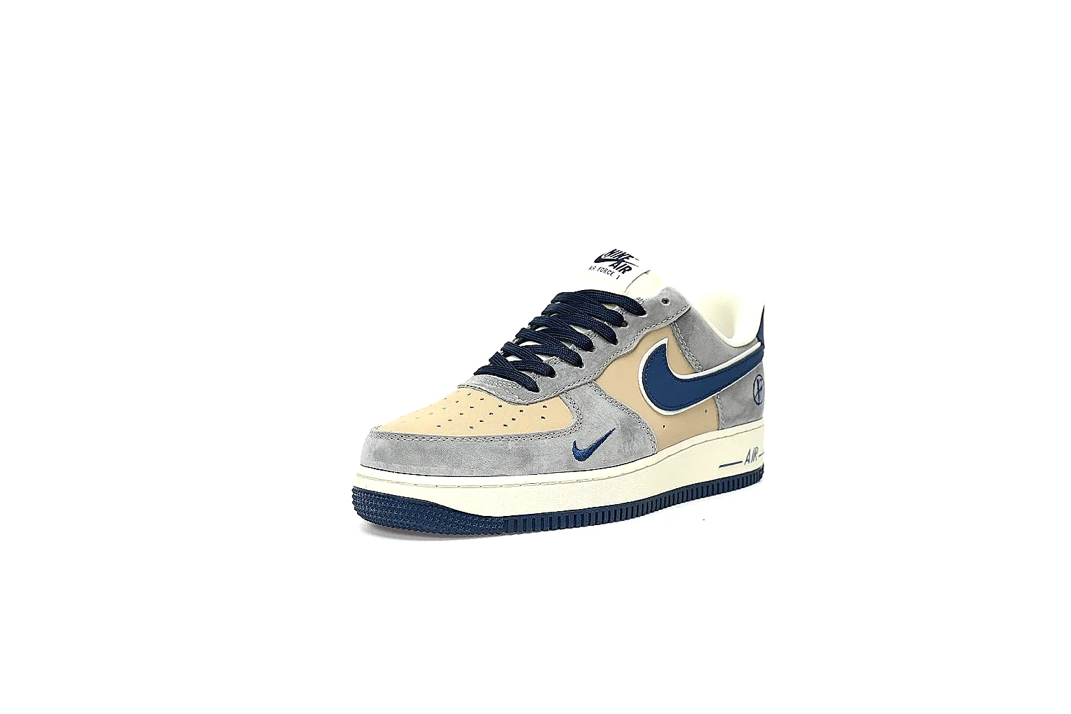 Kako Find List budget photos for Nike Beige Blue Low Court thumbnail 2