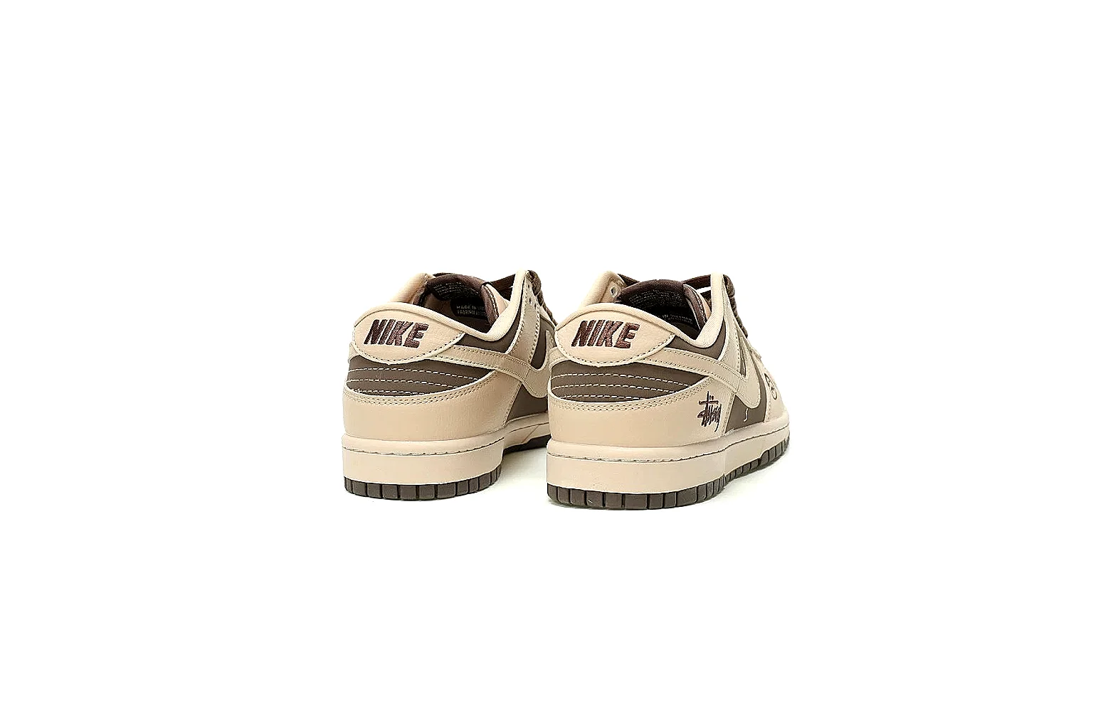 Kako Find List budget photos for Nike Beige Brown Low Court Sneaker thumbnail 6