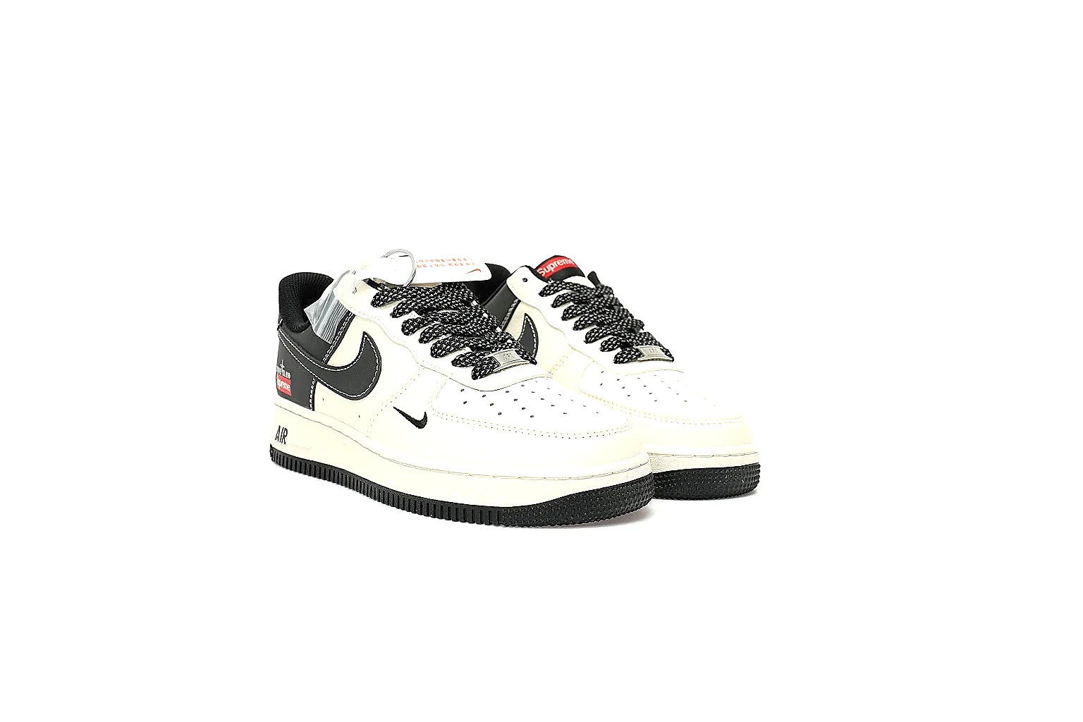 Kako Find List budget photos for Nike Black White Low Court thumbnail 5