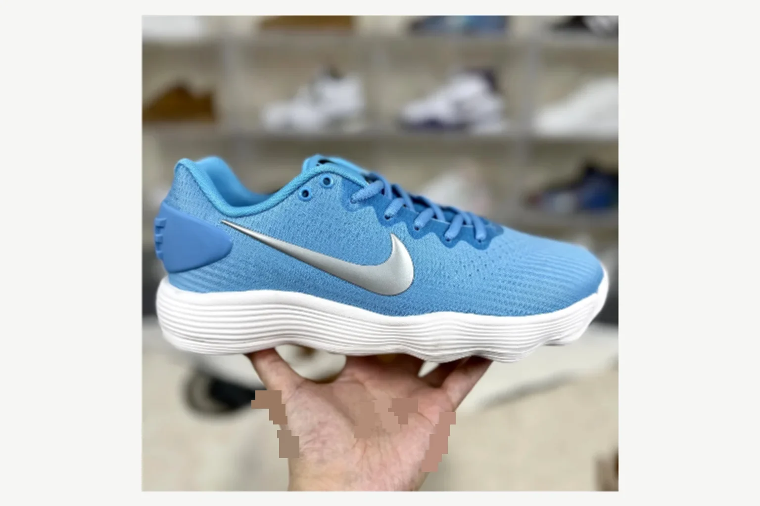 Nike Blue Silver Low Top Runner value find image SKU 1194923779