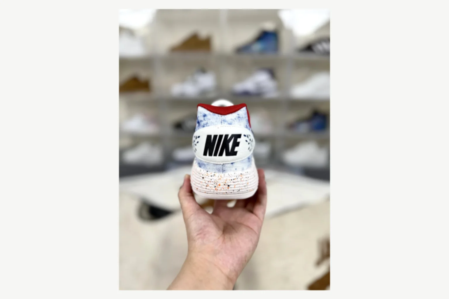 Nike White Blue Speckle Low Top value find image SKU 1194923813 thumbnail 4