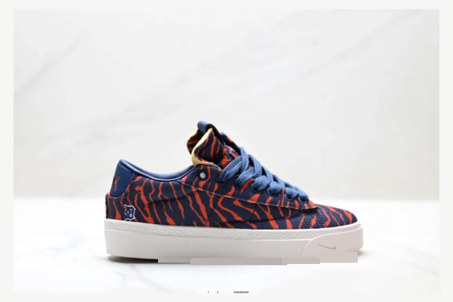 Nike Book Blazer Navy Red Pattern Low Top value find image SKU 1182167492