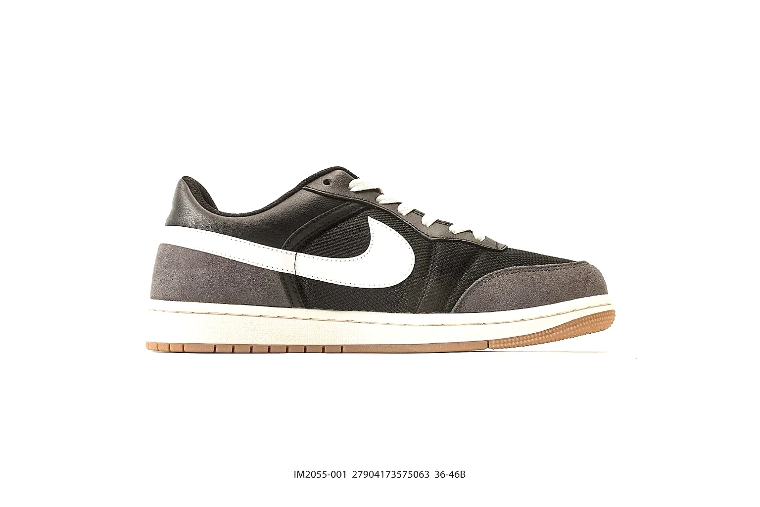Kako Find List budget photos for Nike Brown Black Low Court thumbnail 2