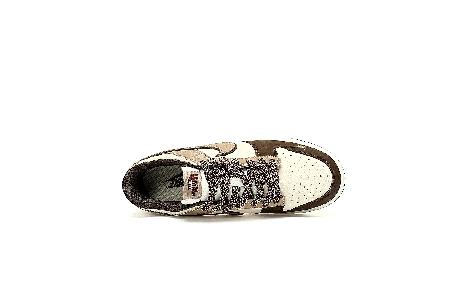 Kako Find List budget photos for Nike Brown Cream Low Court thumbnail 4
