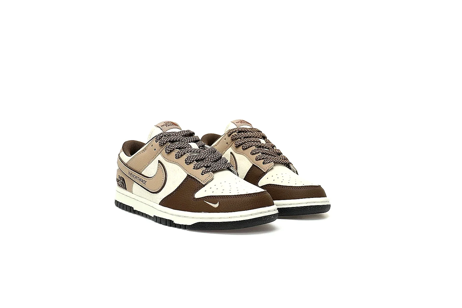 Kako Find List budget photos for Nike Brown Cream Low Court thumbnail 6