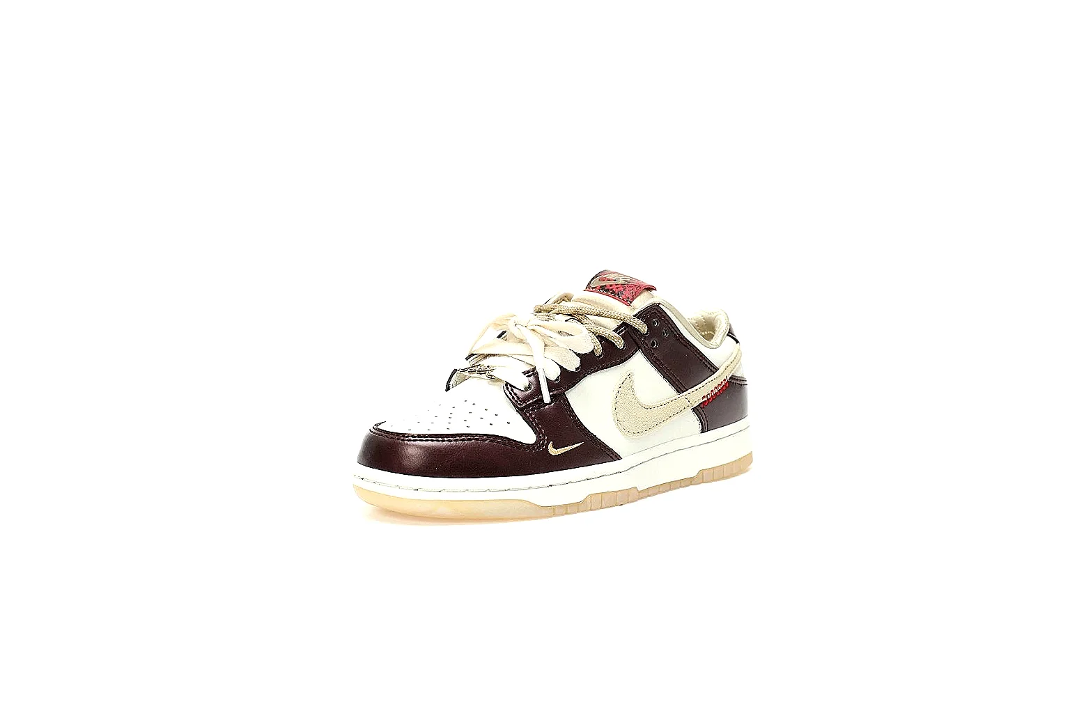 Kako Find List budget photos for Nike Brown Cream Low Court thumbnail 2