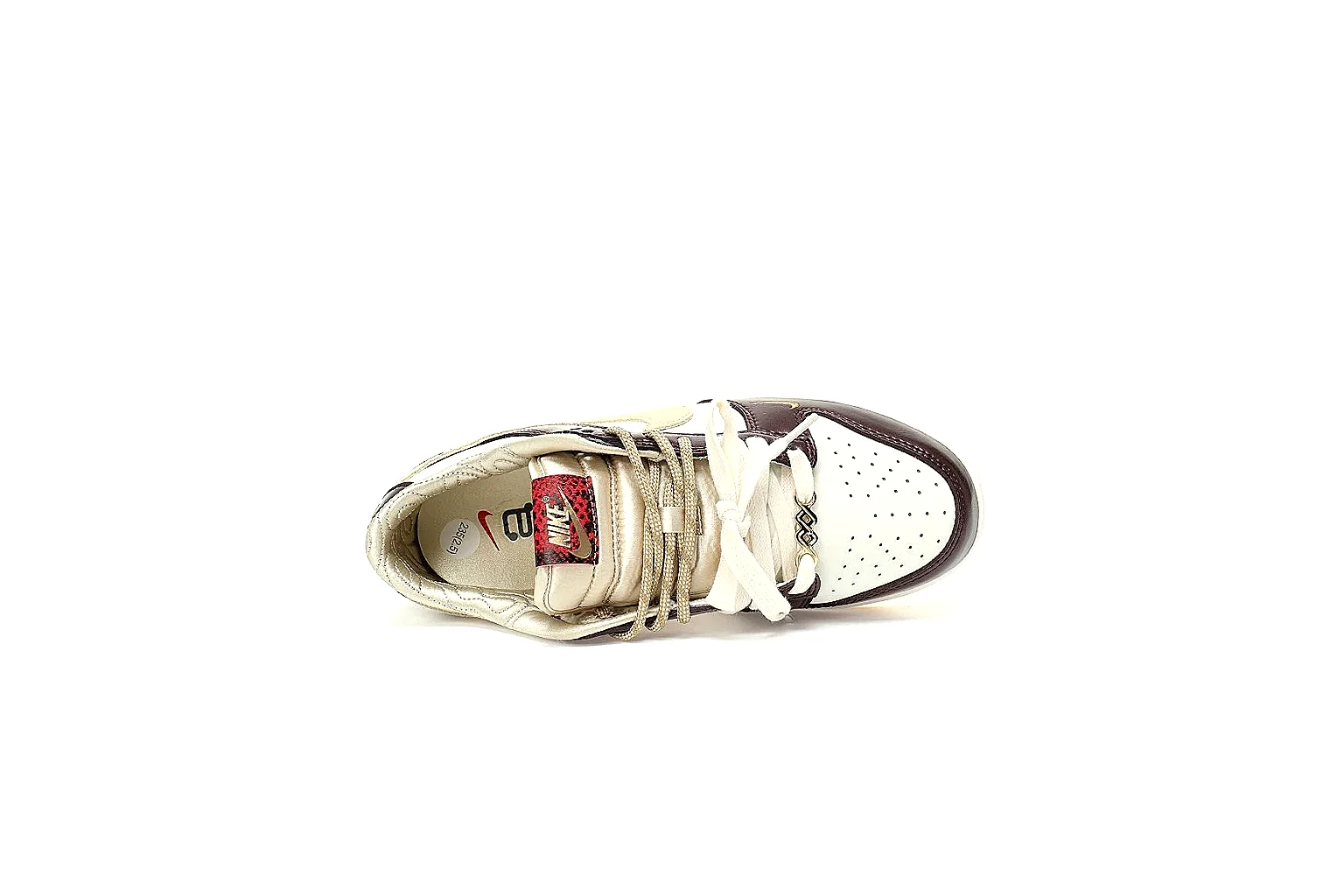 Kako Find List budget photos for Nike Brown Cream Low Court thumbnail 4
