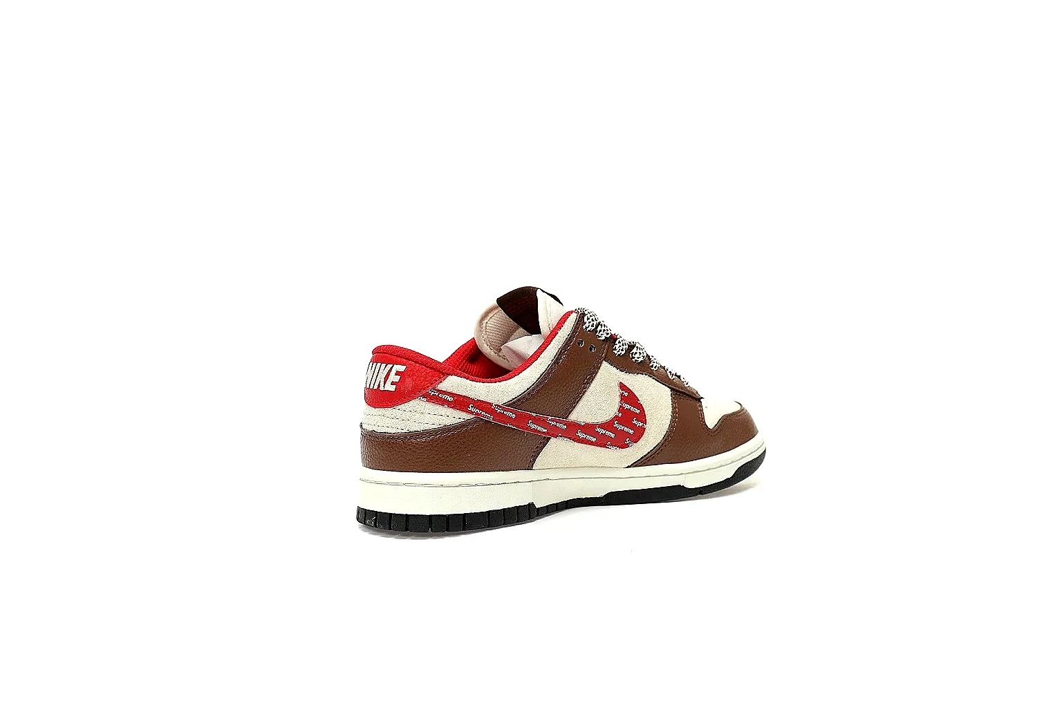 Kako Find List budget photos for Nike Brown Red Low Court thumbnail 3