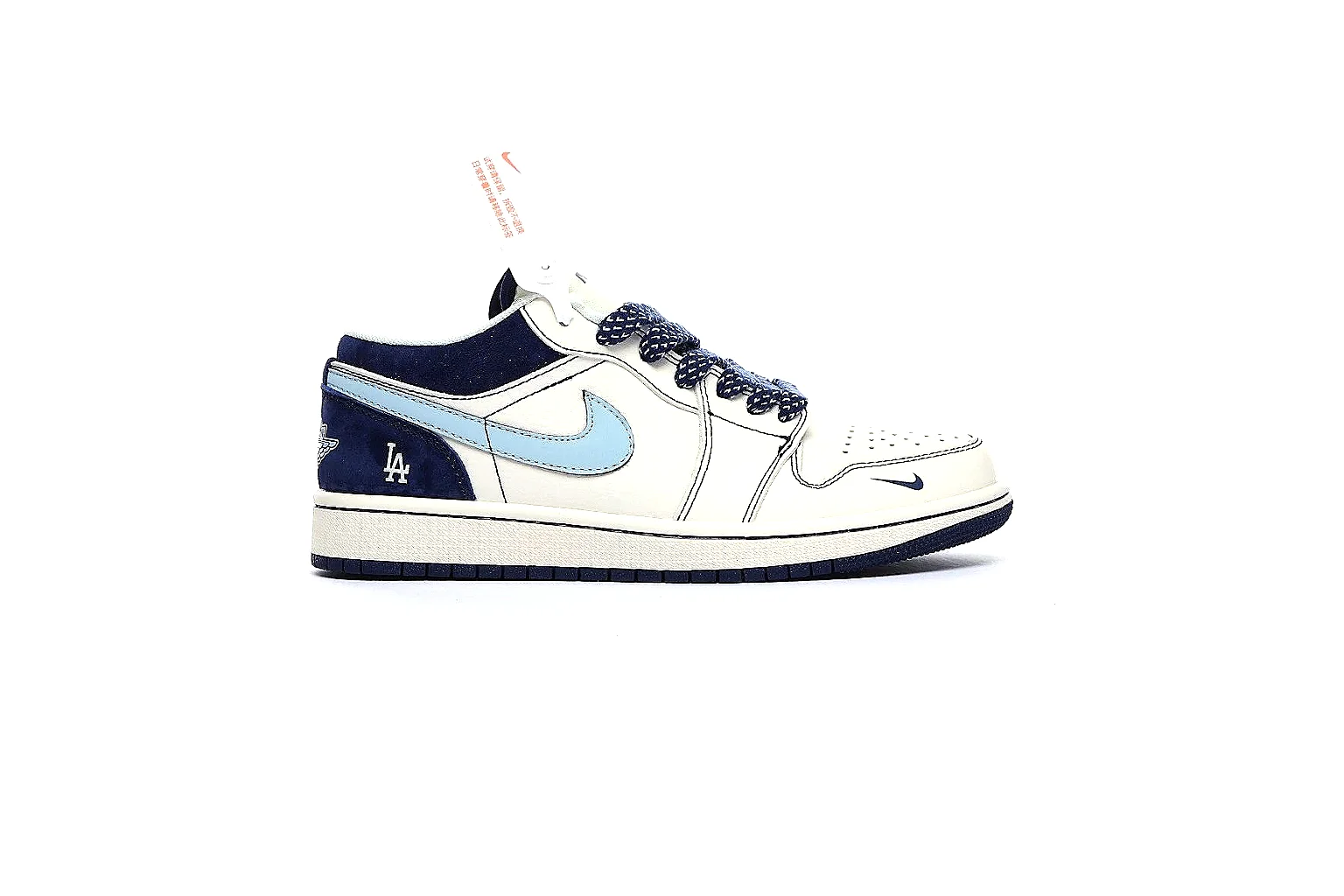 kakofindlist.com Nike Cortez White Blue Red 9596 white-blue-red low-top image thumbnail 3