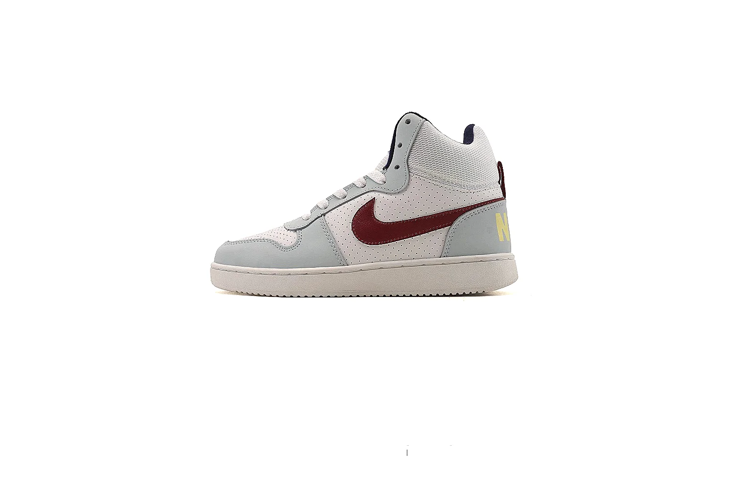 kakofindlist.com Nike White Burgundy Court Low 0408 White Burgundy low-top product image
