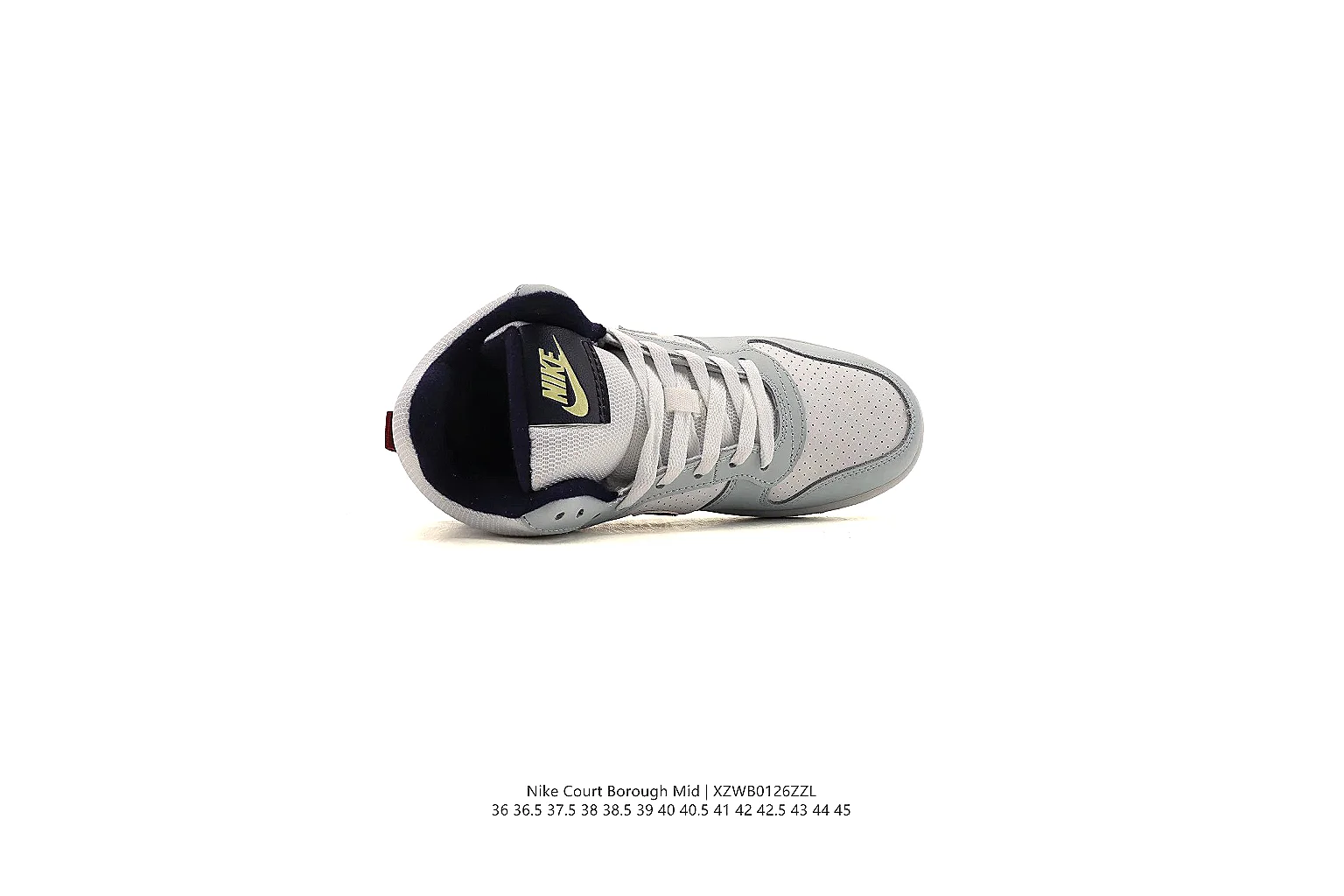 kakofindlist.com Nike White Burgundy Court Low 0408 White Burgundy low-top product image thumbnail 4
