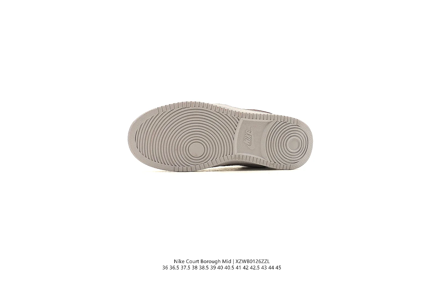 kakofindlist.com Nike White Burgundy Court Low 0408 White Burgundy low-top product image thumbnail 6