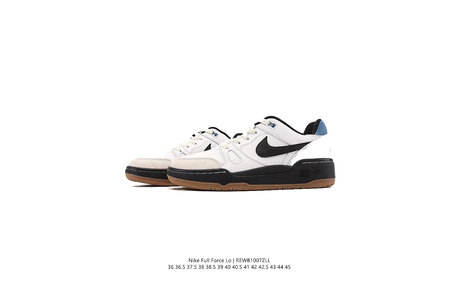 kakofindlist.com Nike White Navy Court Low 0374 White Navy low-top product image thumbnail 2