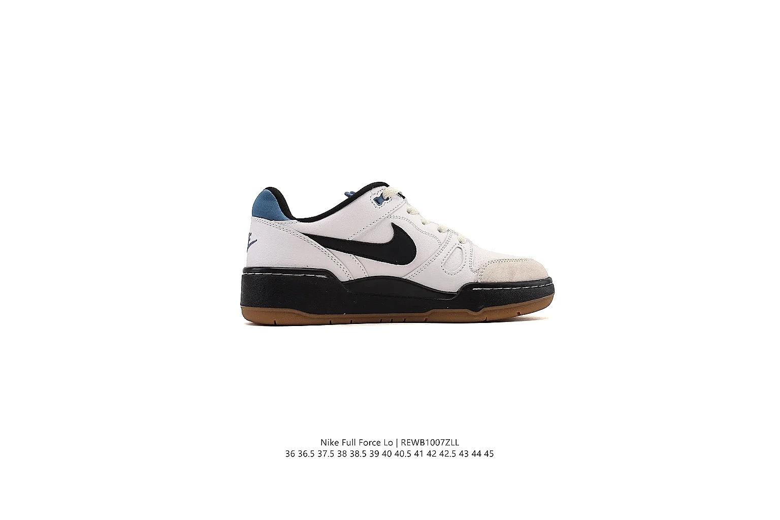 kakofindlist.com Nike White Navy Court Low 0374 White Navy low-top product image thumbnail 3