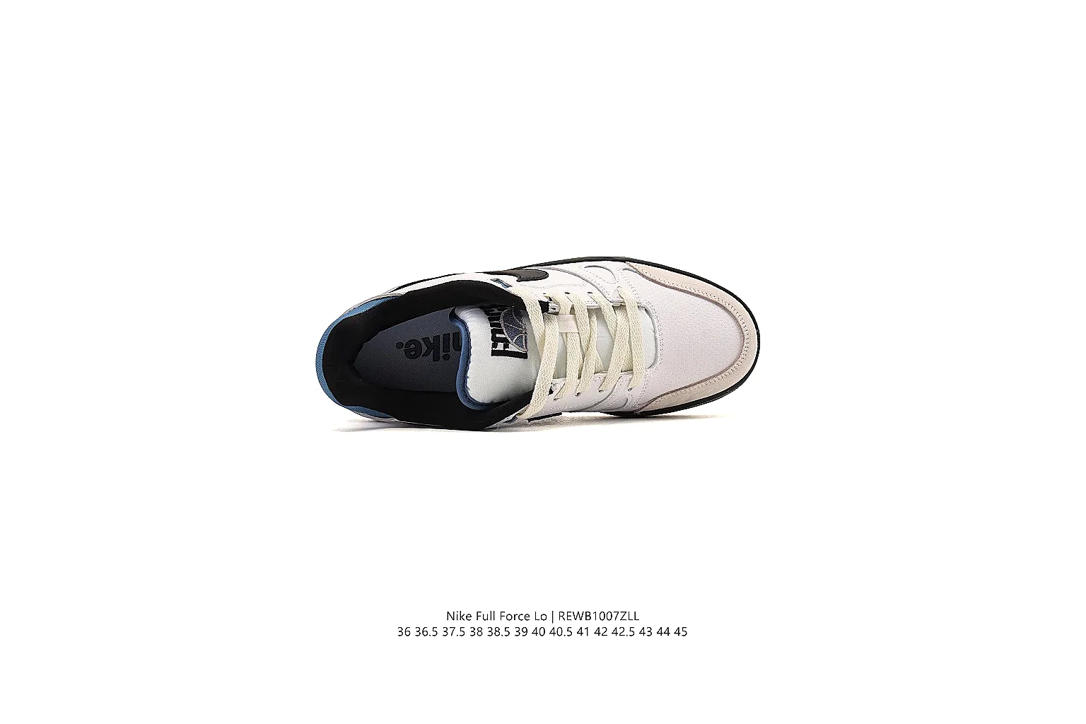 kakofindlist.com Nike White Navy Court Low 0374 White Navy low-top product image thumbnail 4