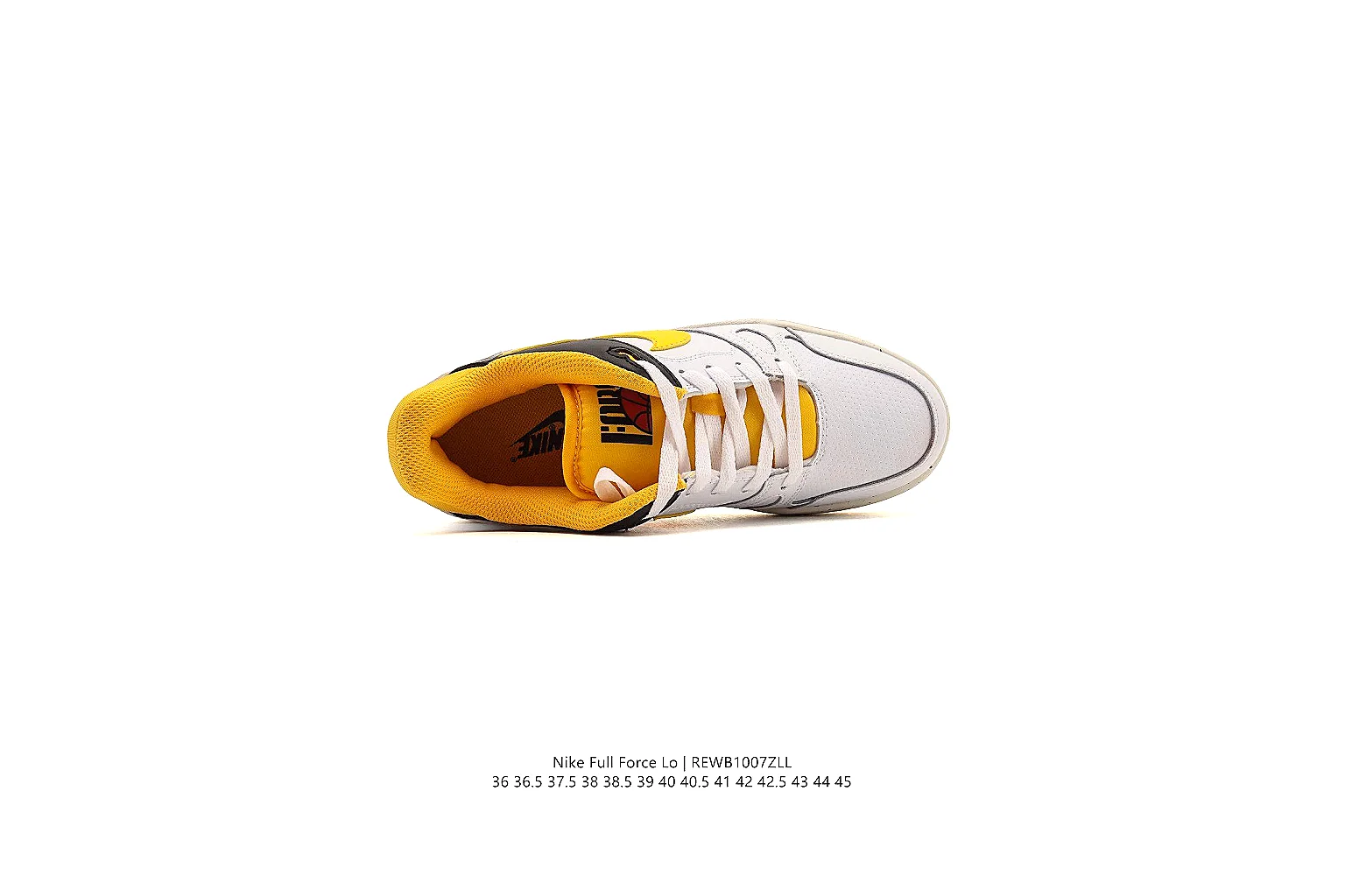 kakofindlist.com Nike White Yellow Court Low 0369 White Yellow low-top product image thumbnail 4