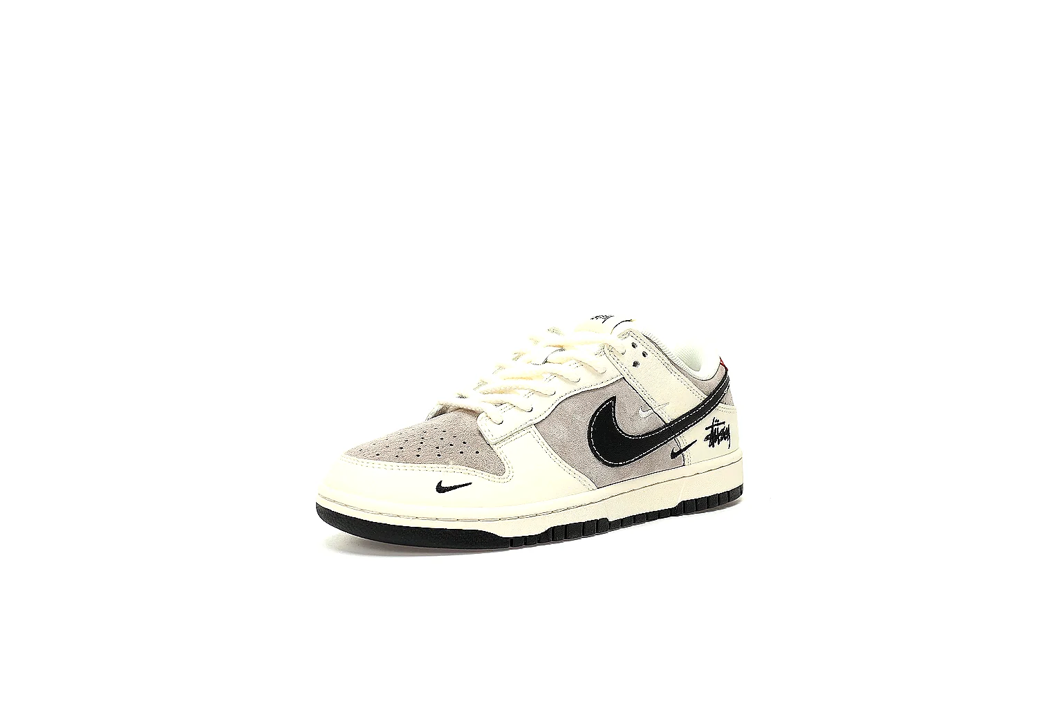 Kako Find List budget photos for Nike Cream Black Low Court Sneaker thumbnail 2