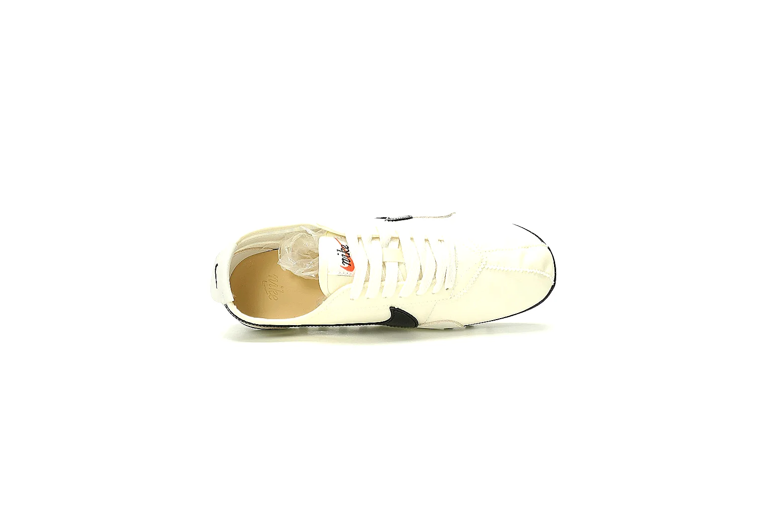 Kako Find List budget photos for Nike Cream Black Low Court Sneaker thumbnail 3
