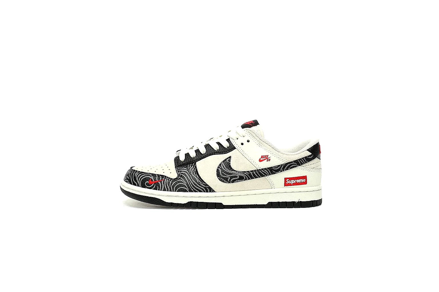 Kako Find List budget photos for Nike Cream Black Red Low Court
