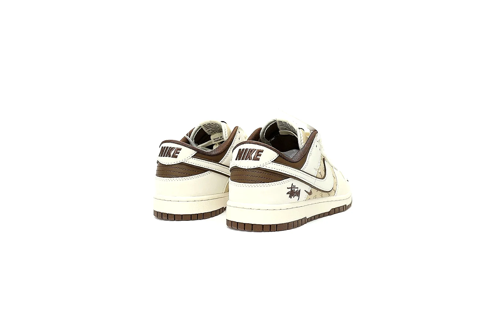 Kako Find List budget photos for Nike Cream Brown Low Court thumbnail 6