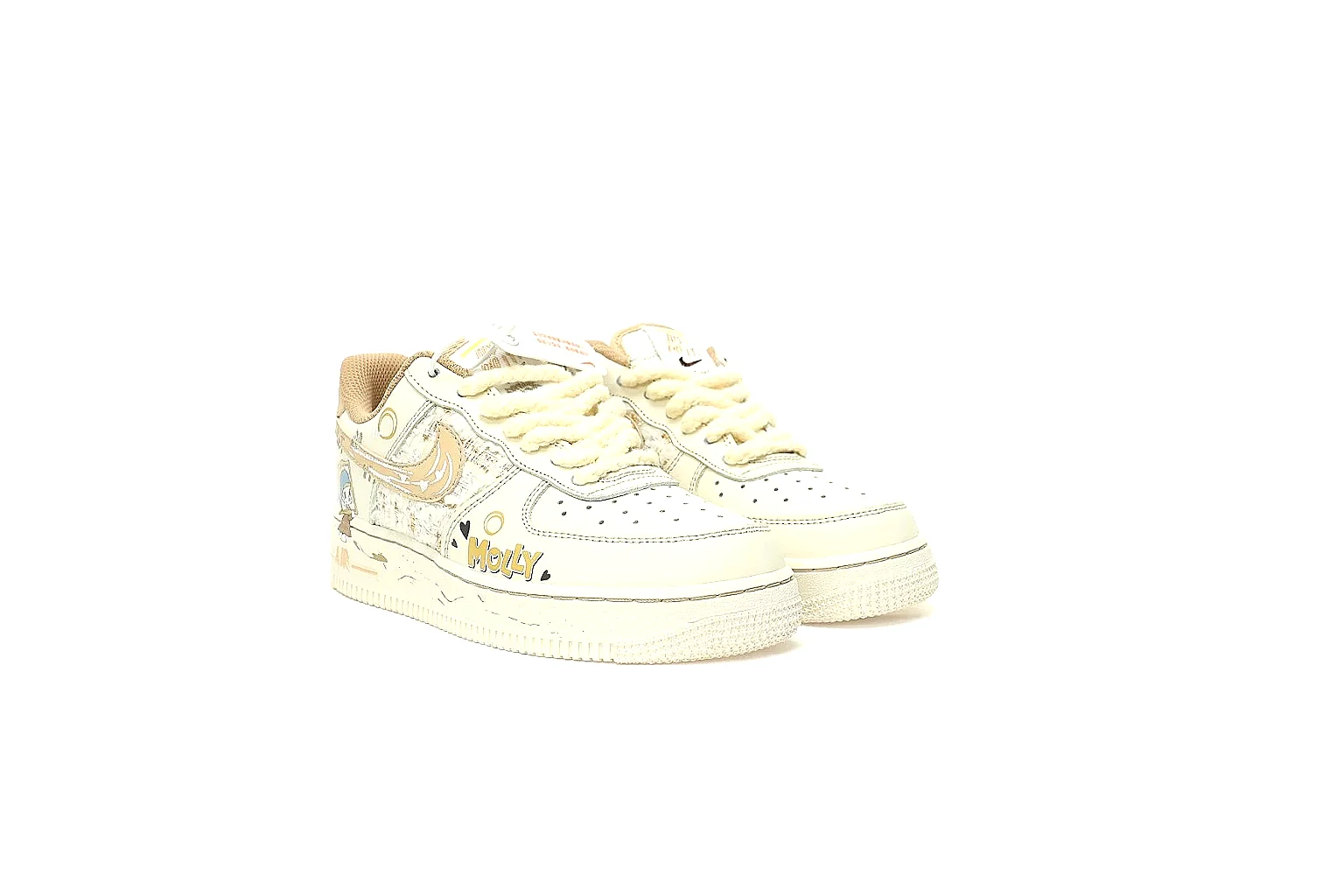 Kako Find List budget photos for Nike Cream Gold Low Court thumbnail 5