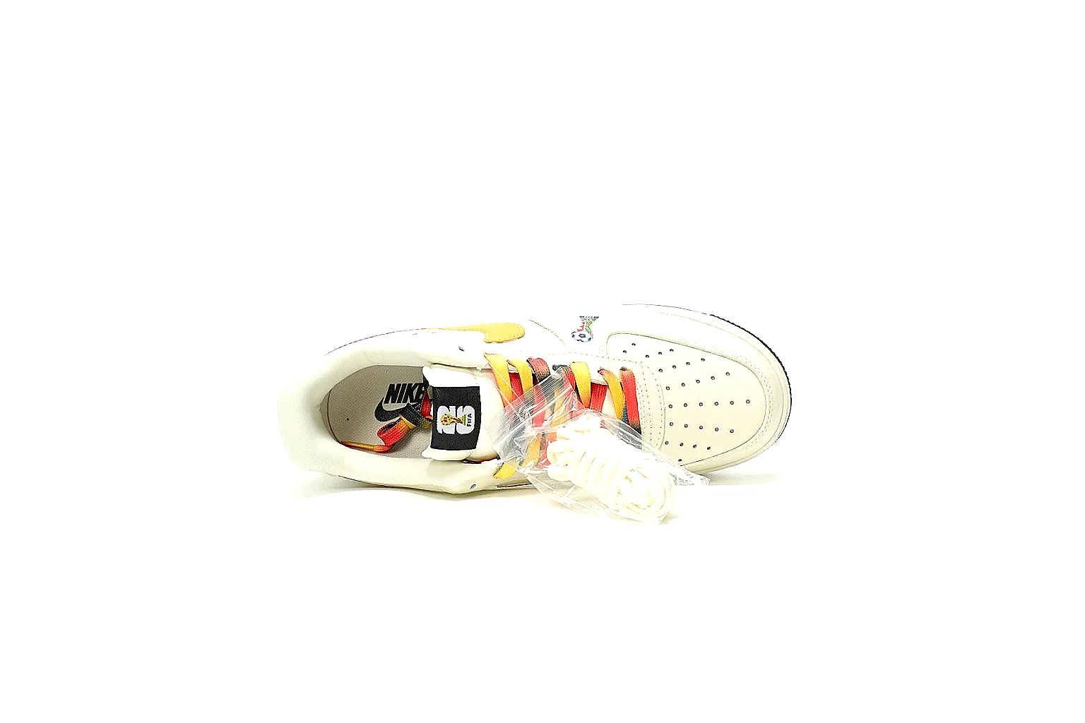 Kako Find List budget photos for Nike Cream Orange Low Court Sneaker thumbnail 3