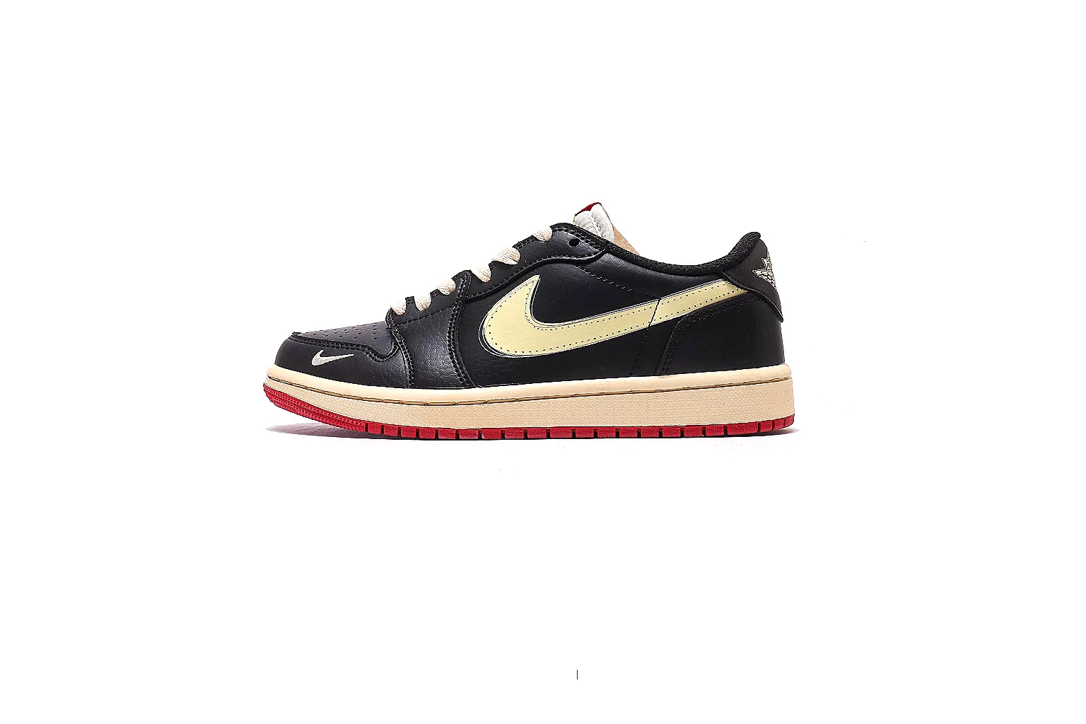 Nike Dunk Low Black Cream Red 8907 budget find six-photo gallery