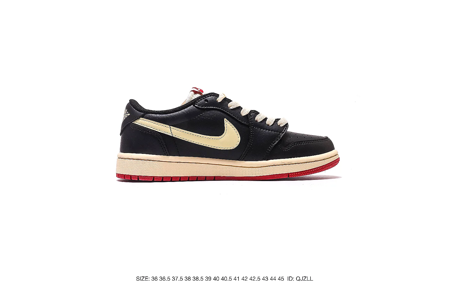 Nike Dunk Low Black Cream Red 8907 budget find six-photo gallery thumbnail 3
