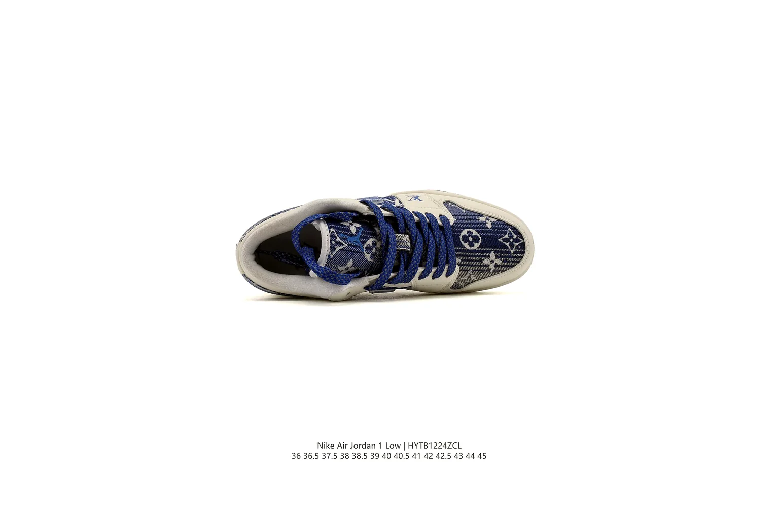 Nike Dunk Low Blue White court low top six photo view thumbnail 3