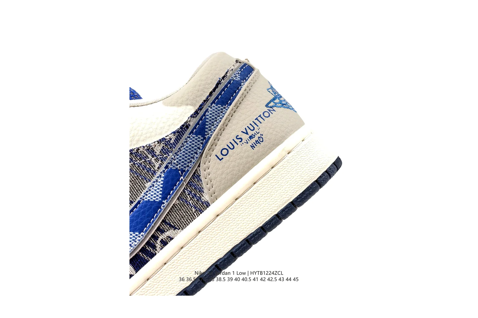 Nike Dunk Low Blue White court low top six photo view thumbnail 6