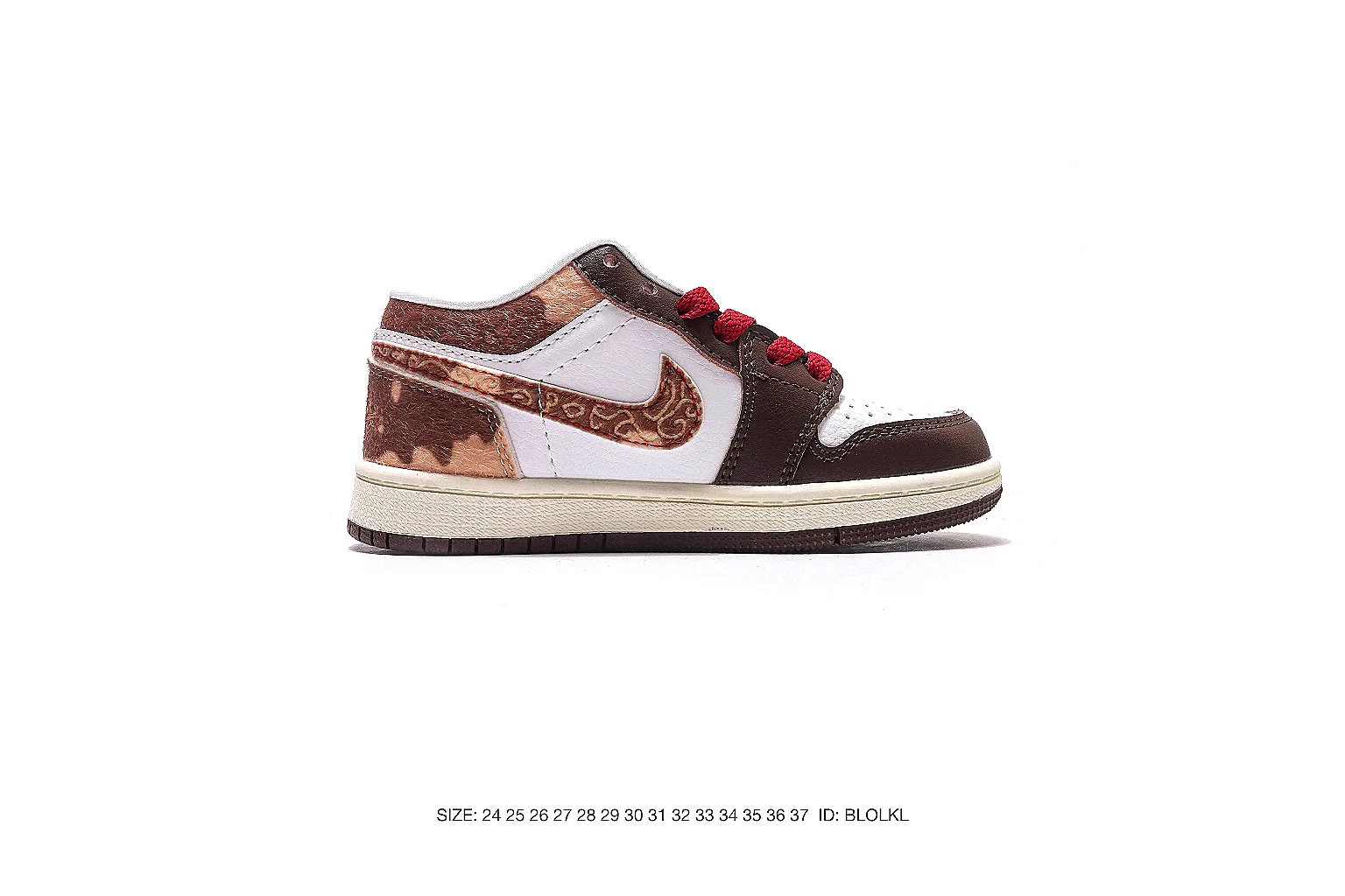 Nike Dunk Low Brown Red Cream 5072 budget find six-photo gallery thumbnail 3