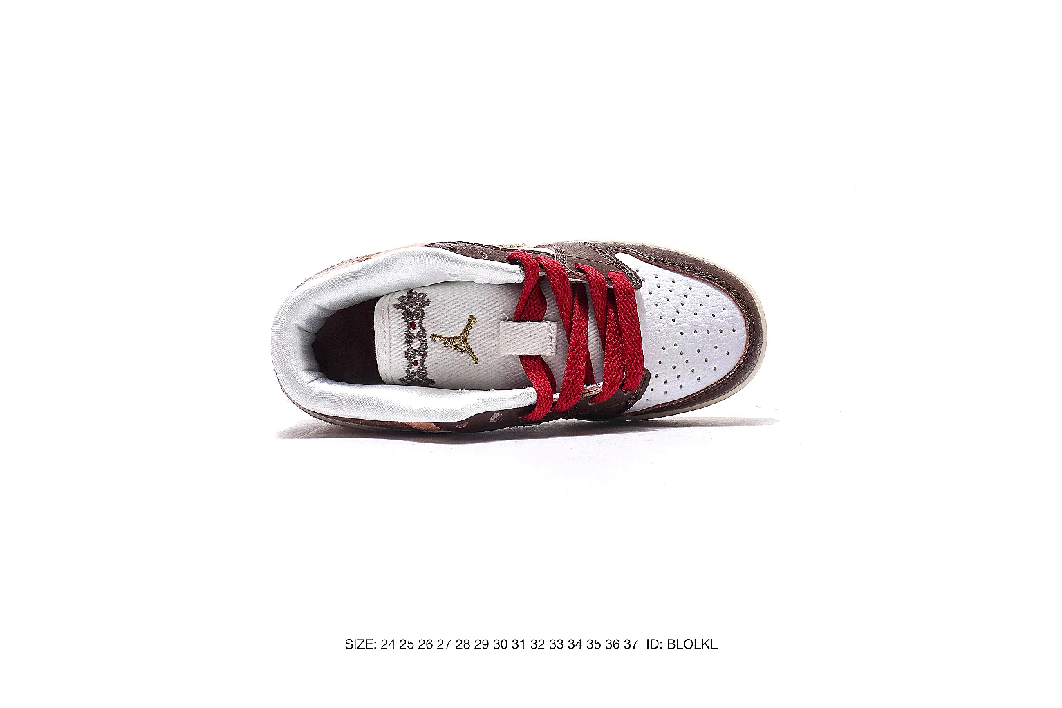 Nike Dunk Low Brown Red Cream 5072 budget find six-photo gallery thumbnail 4