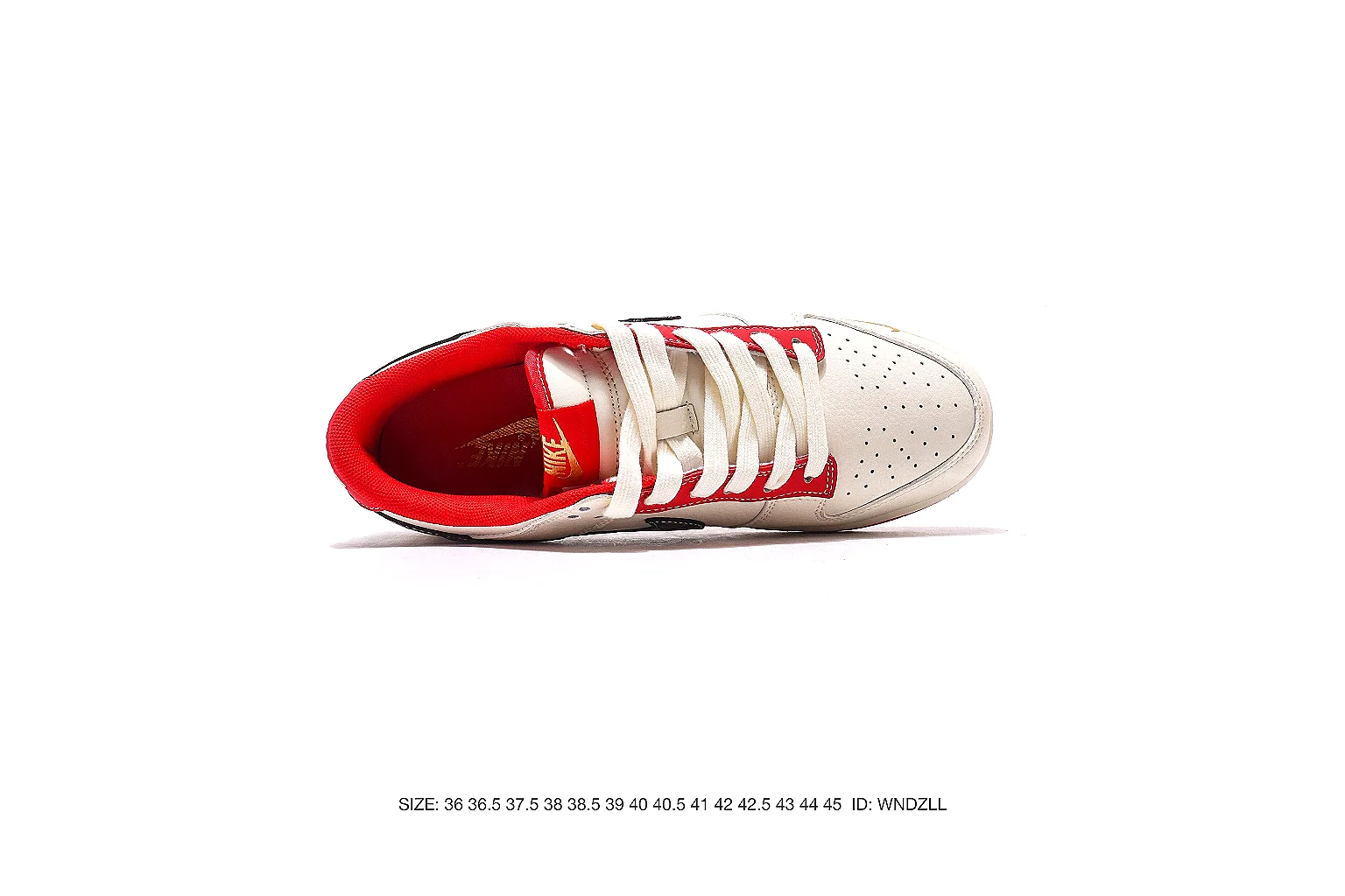 Nike Dunk Low Cream Red 5550 budget find six-photo gallery thumbnail 4