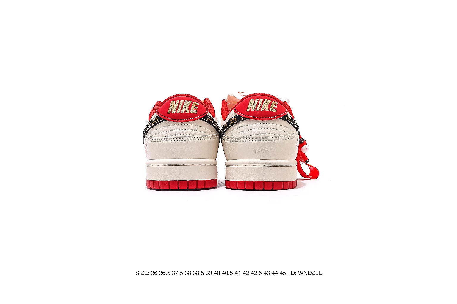 Nike Dunk Low Cream Red 5550 budget find six-photo gallery thumbnail 5