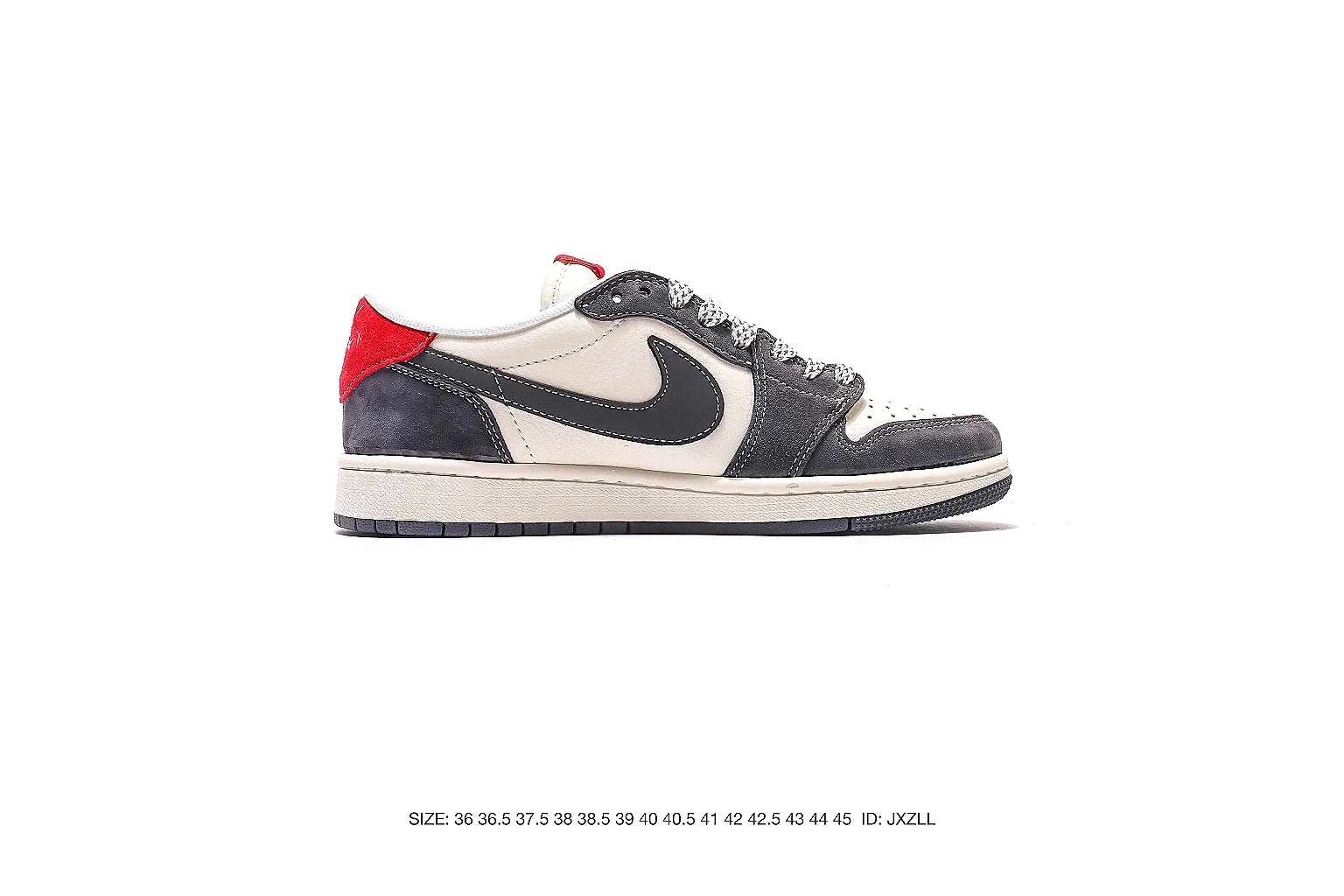 Nike Dunk Low Gray Red 4177 budget find six-photo gallery thumbnail 3