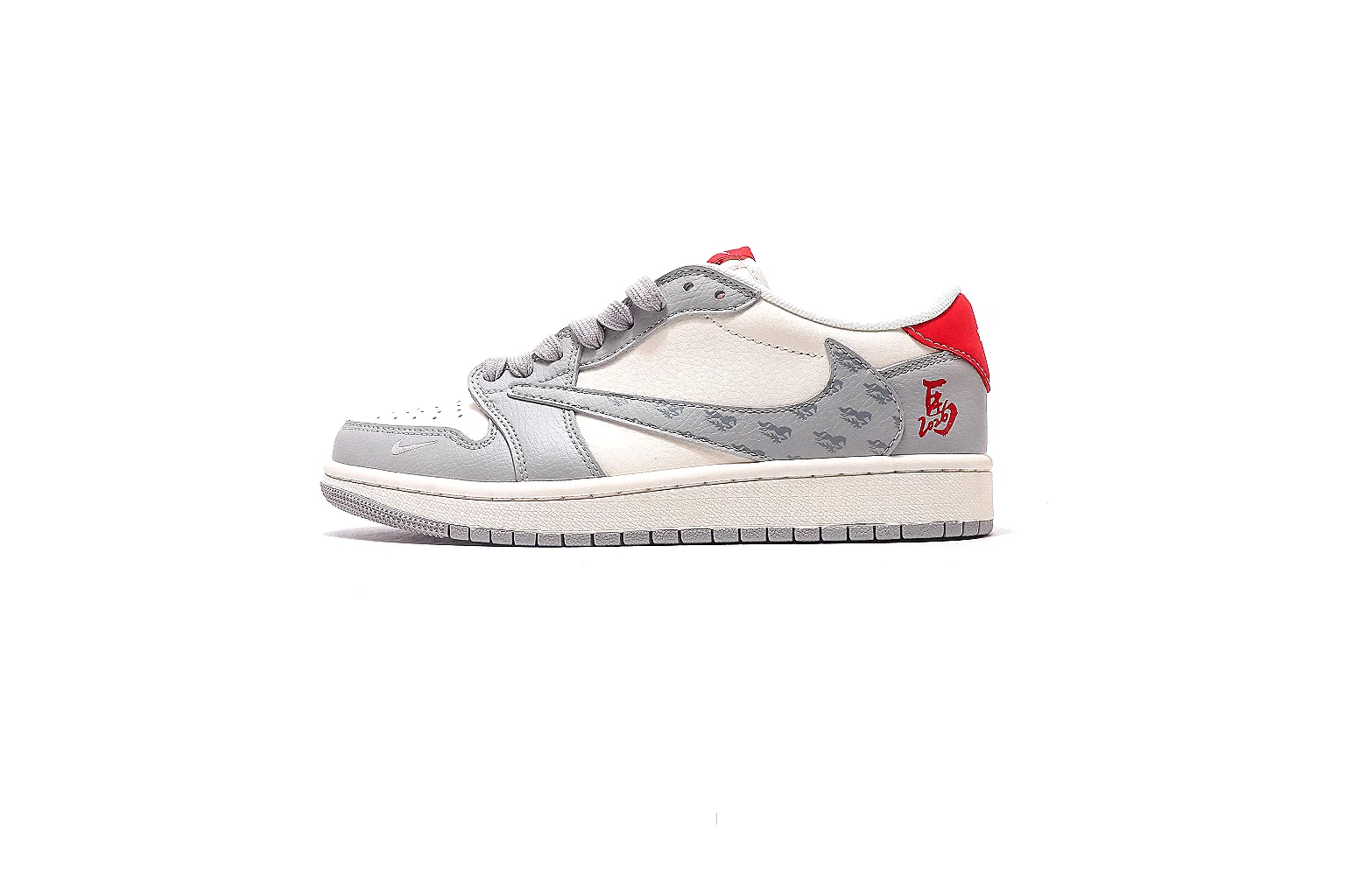 Nike Dunk Low Gray Red 4211 budget find six-photo gallery