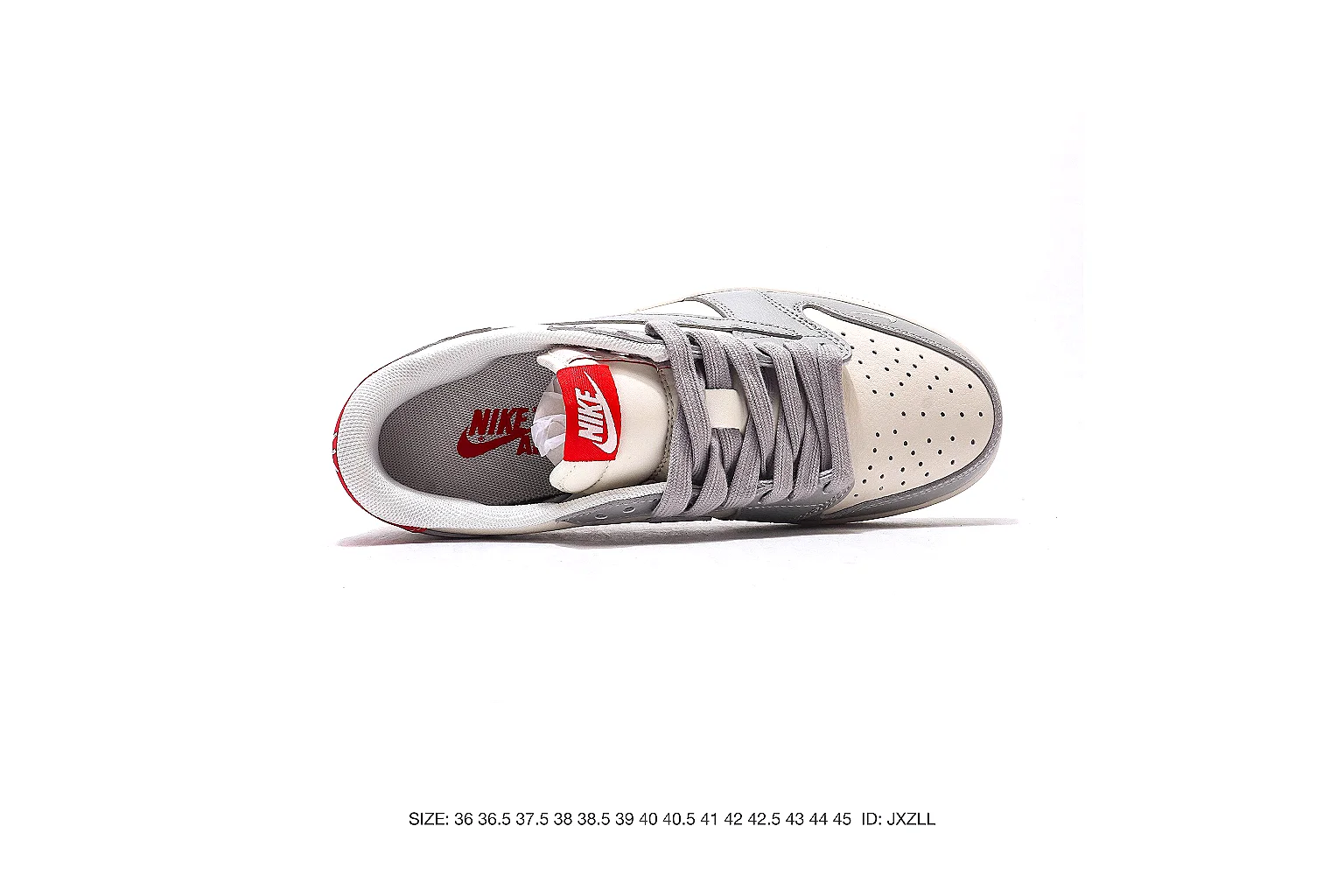 Nike Dunk Low Gray Red 4211 budget find six-photo gallery thumbnail 3