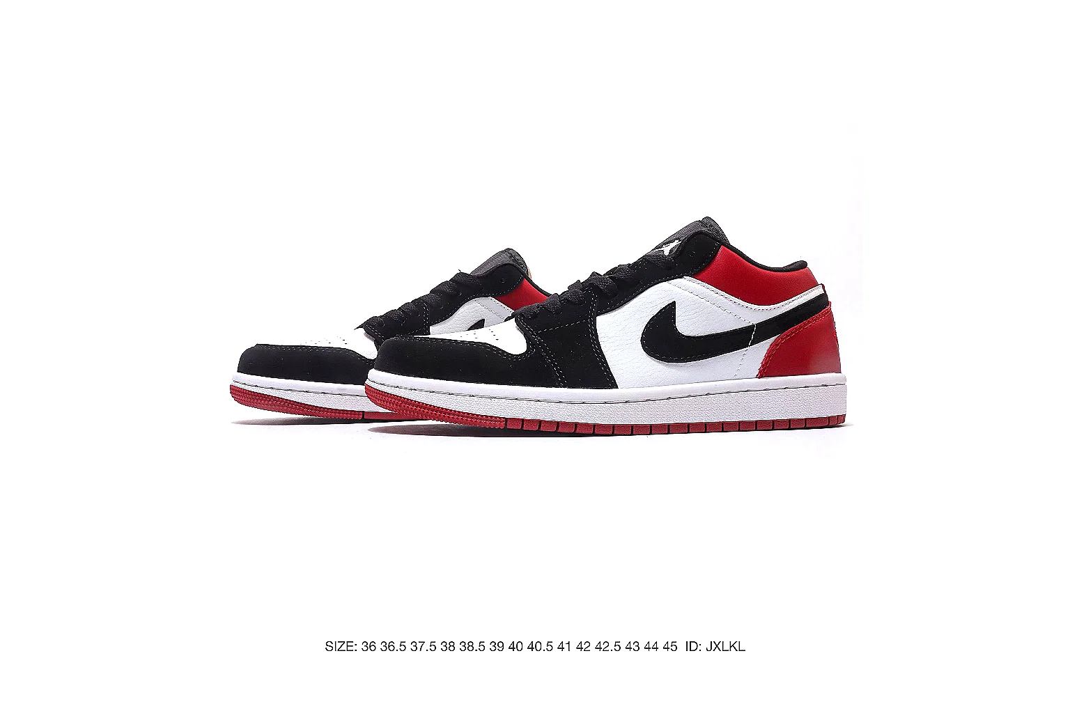 Nike Dunk Low Red Black White 5295 budget find six-photo gallery thumbnail 2