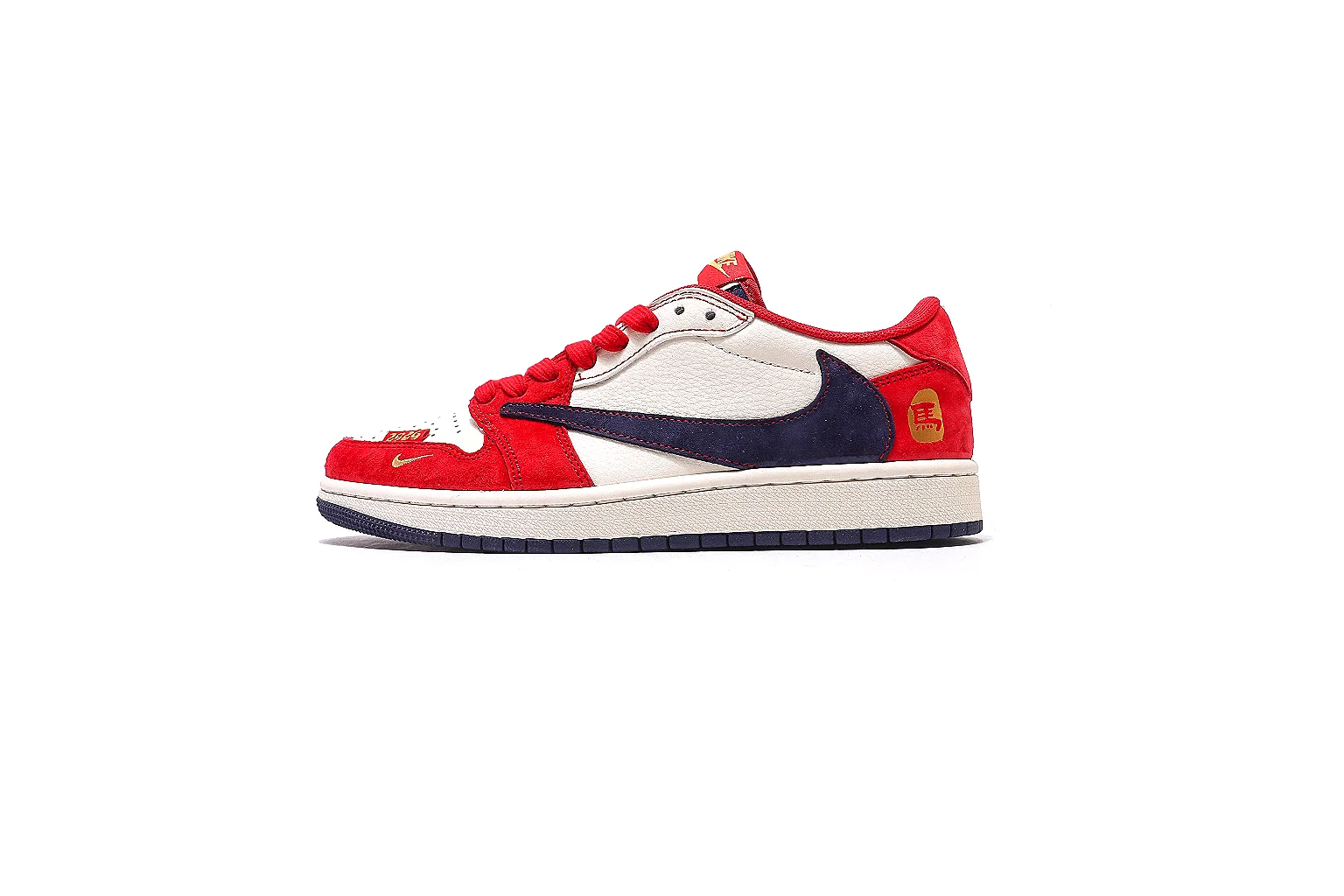 Nike Dunk Low Red Gray Navy 5619 budget find six-photo gallery