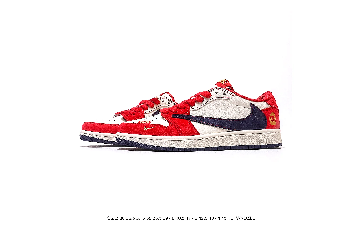Nike Dunk Low Red Gray Navy 5619 budget find six-photo gallery thumbnail 2