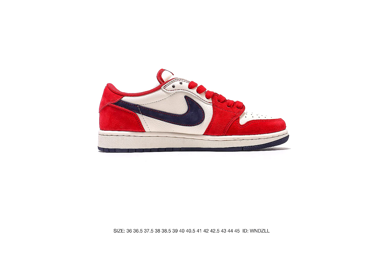 Nike Dunk Low Red Gray Navy 5619 budget find six-photo gallery thumbnail 3