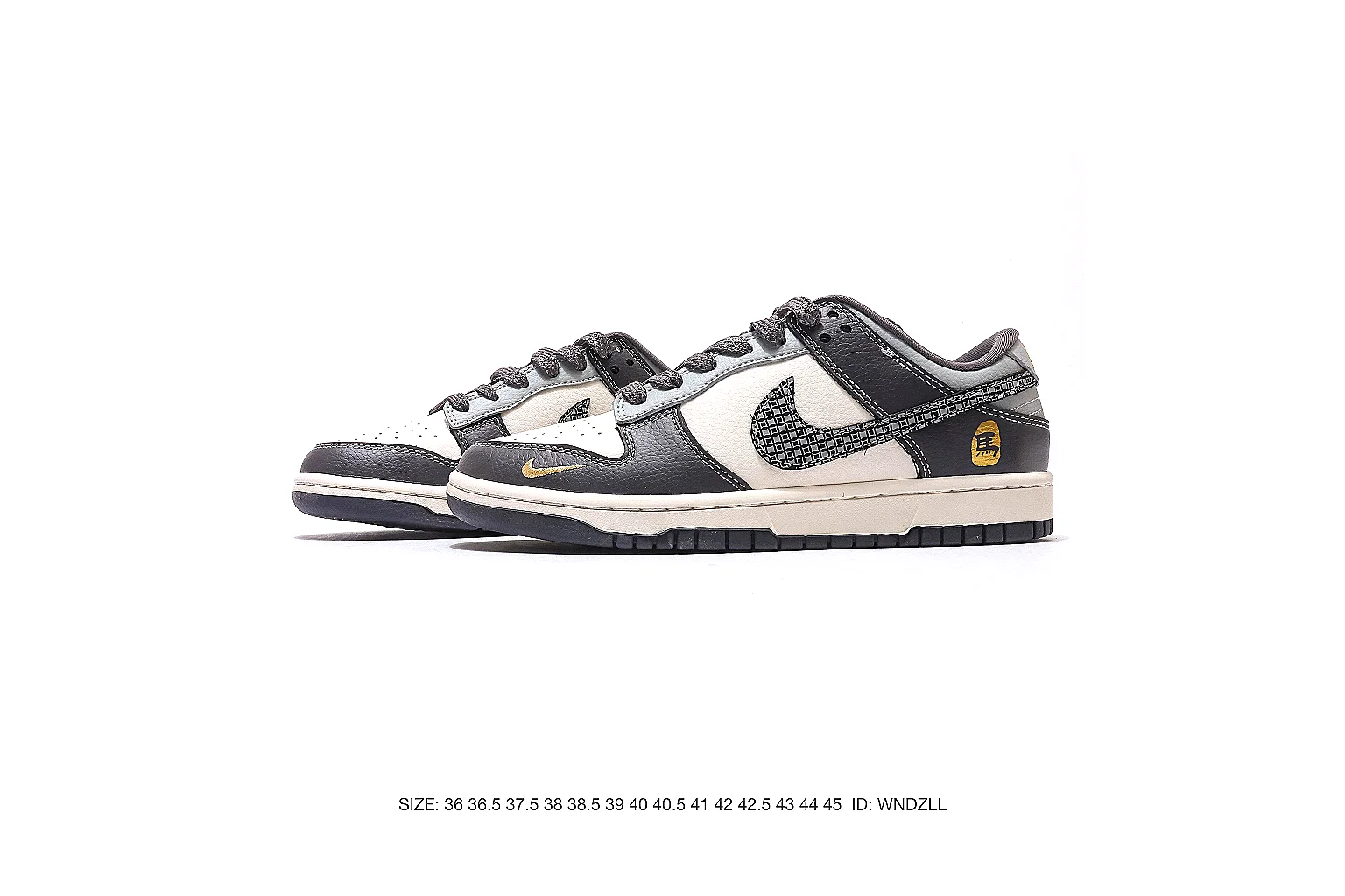 Nike Dunk Low style Black Gray 5583 budget shortlist note six-photo gallery thumbnail 2