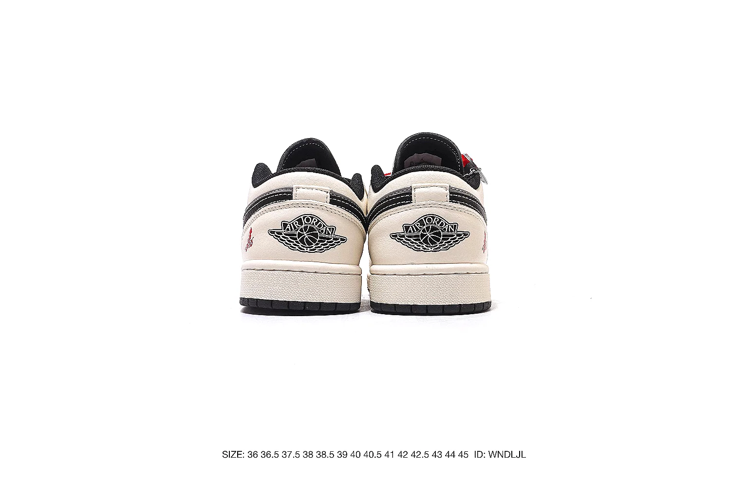 Nike Dunk Low White Black Red 4829 budget find six-photo gallery thumbnail 5