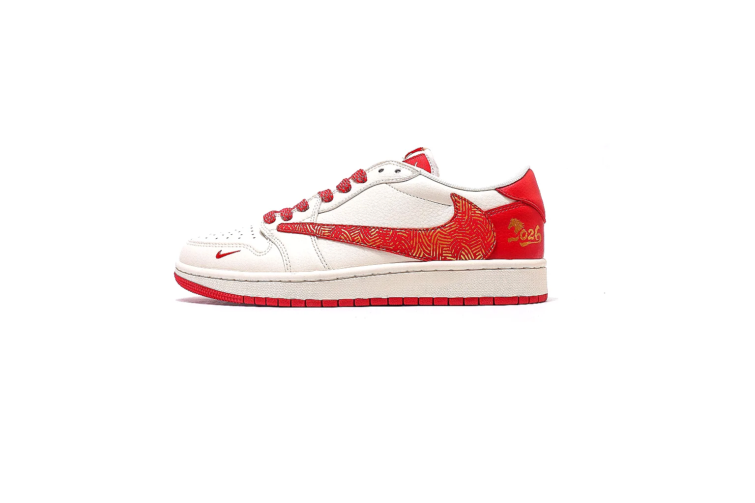 Nike Dunk Low White Red 5682 budget find six-photo gallery