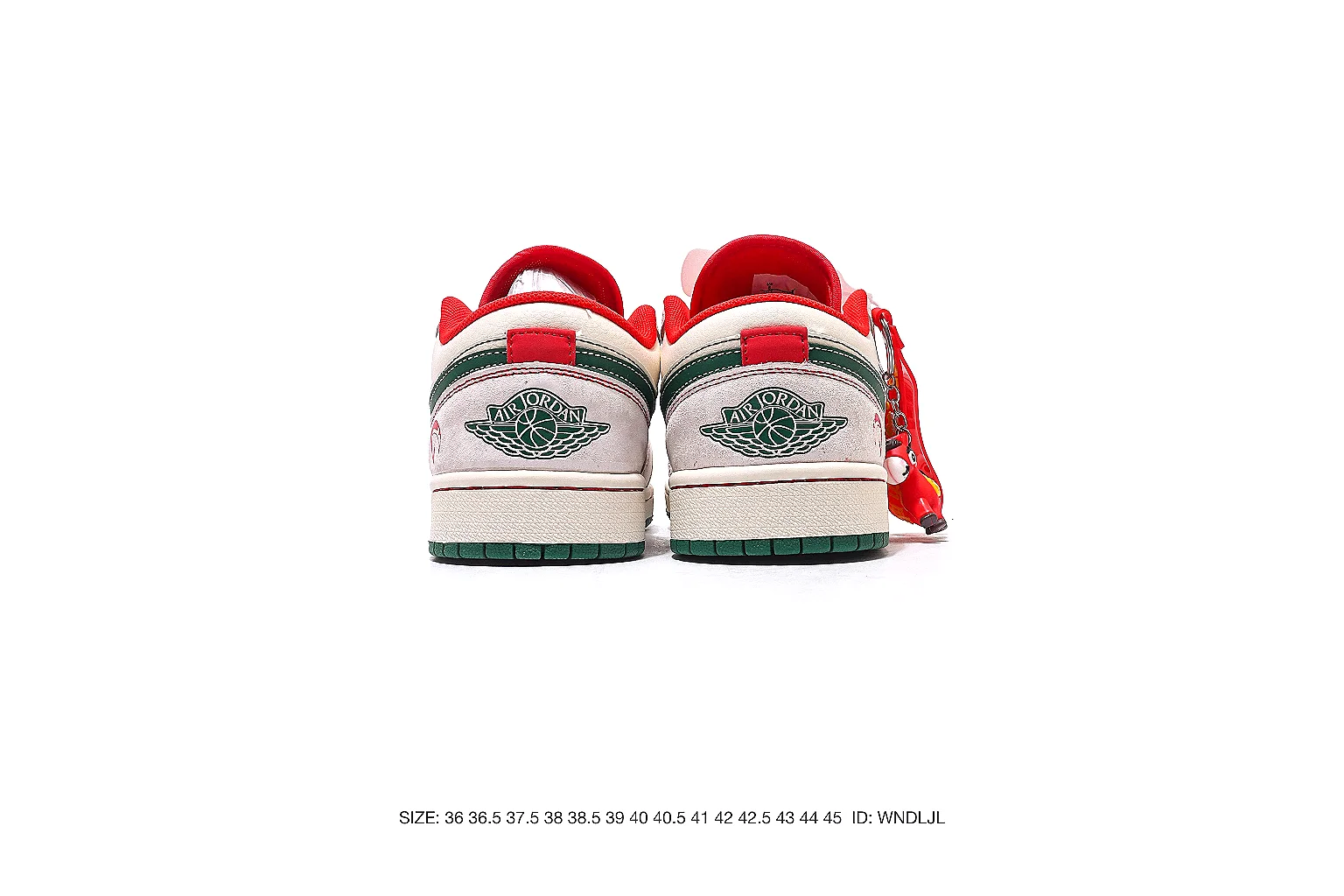 Nike Dunk Low White Red Green 4482 budget find six-photo gallery thumbnail 5