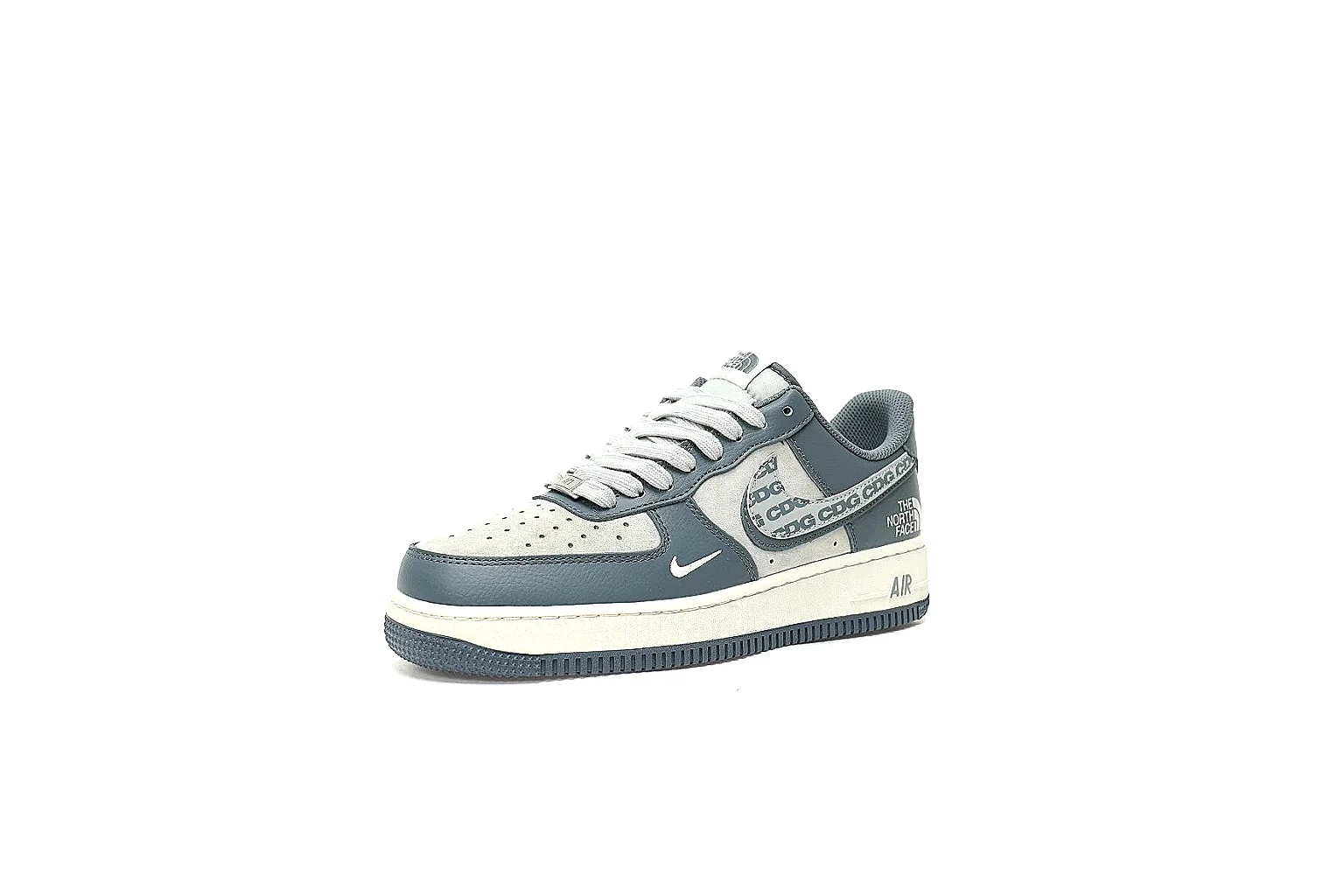 Kako Find List budget photos for Nike Gray Blue Low Court thumbnail 2