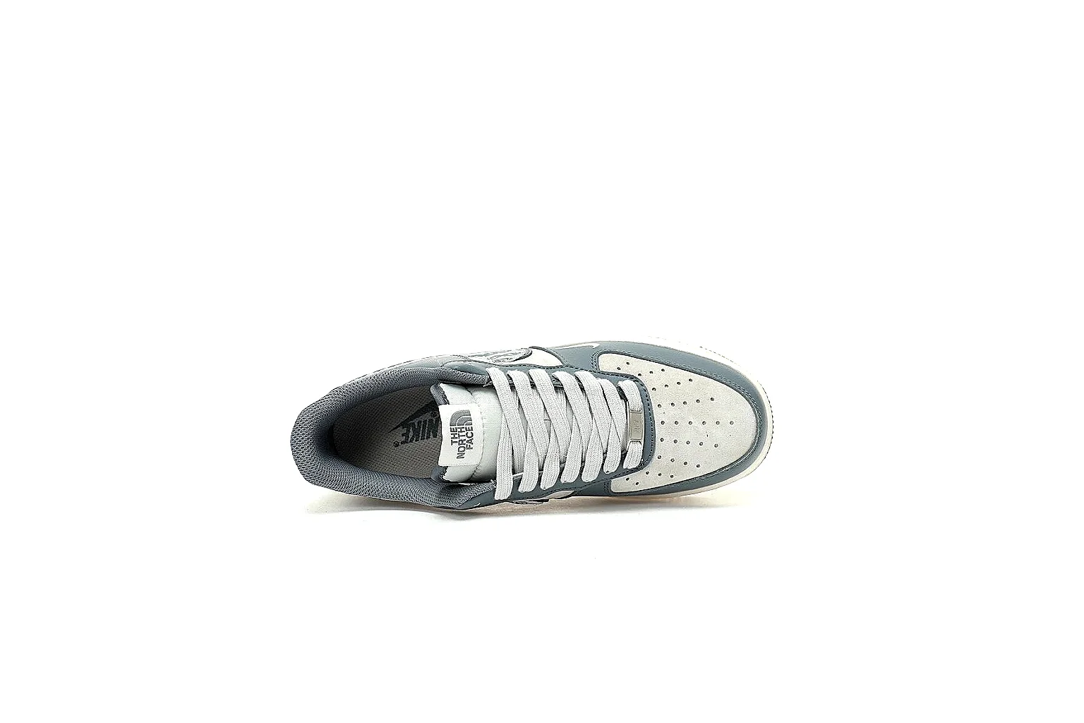 Kako Find List budget photos for Nike Gray Blue Low Court thumbnail 4