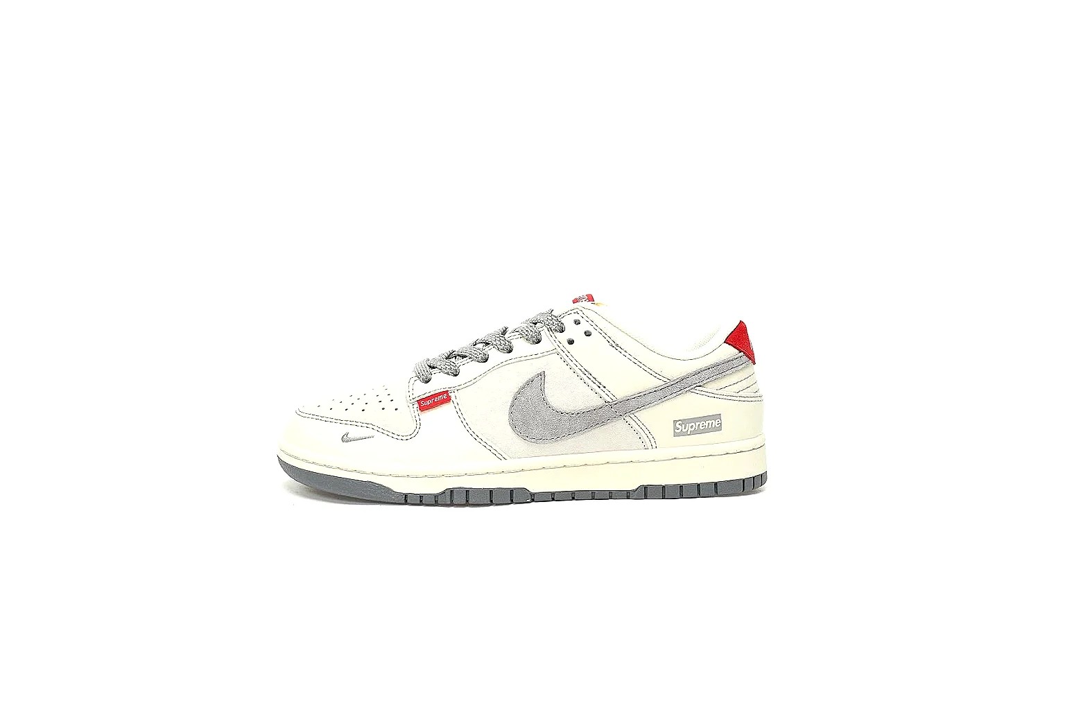 Kako Find List budget photos for Nike Gray Red Low Court Sneaker